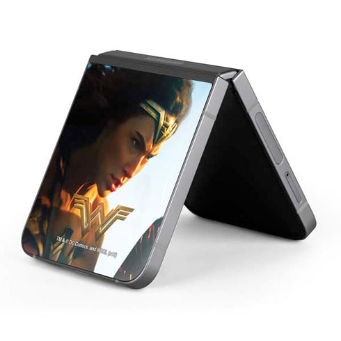 DC Comics Wonder Woman Action Pose Poster Galaxy Z Flip6 Skin